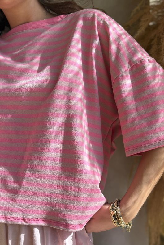 Sunday Morning Tee Peony & Mauve